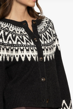 Fairisle Crewneck Cardigan