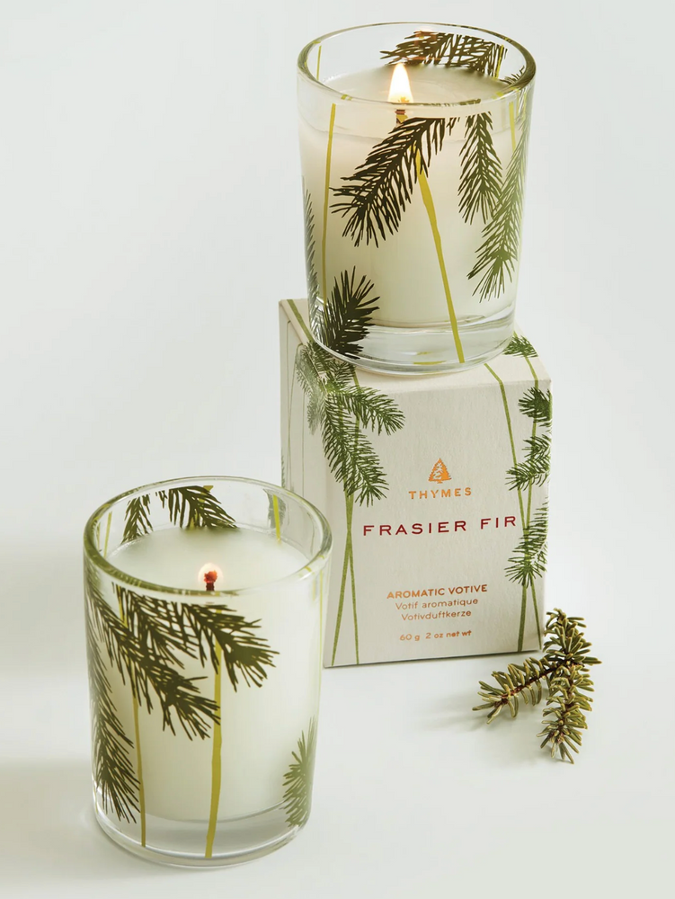 Frasier Fir Votive Pine Needle Candle