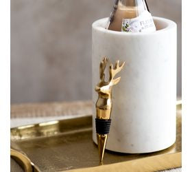 Gold Deer Bottle Stopper