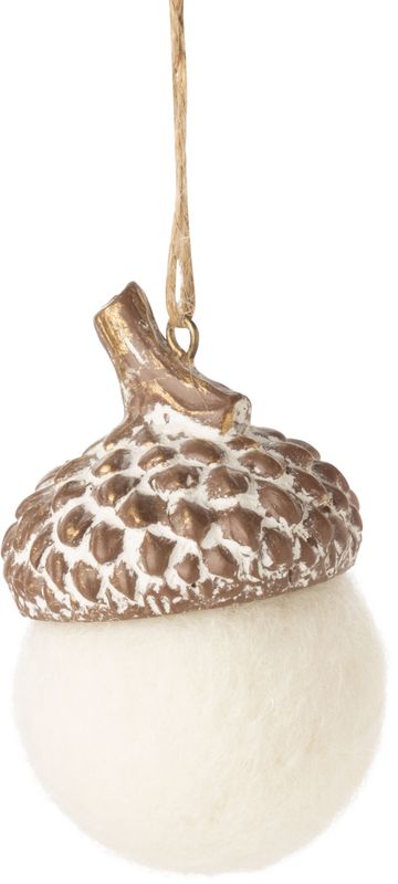 Wool Acorn Ornament