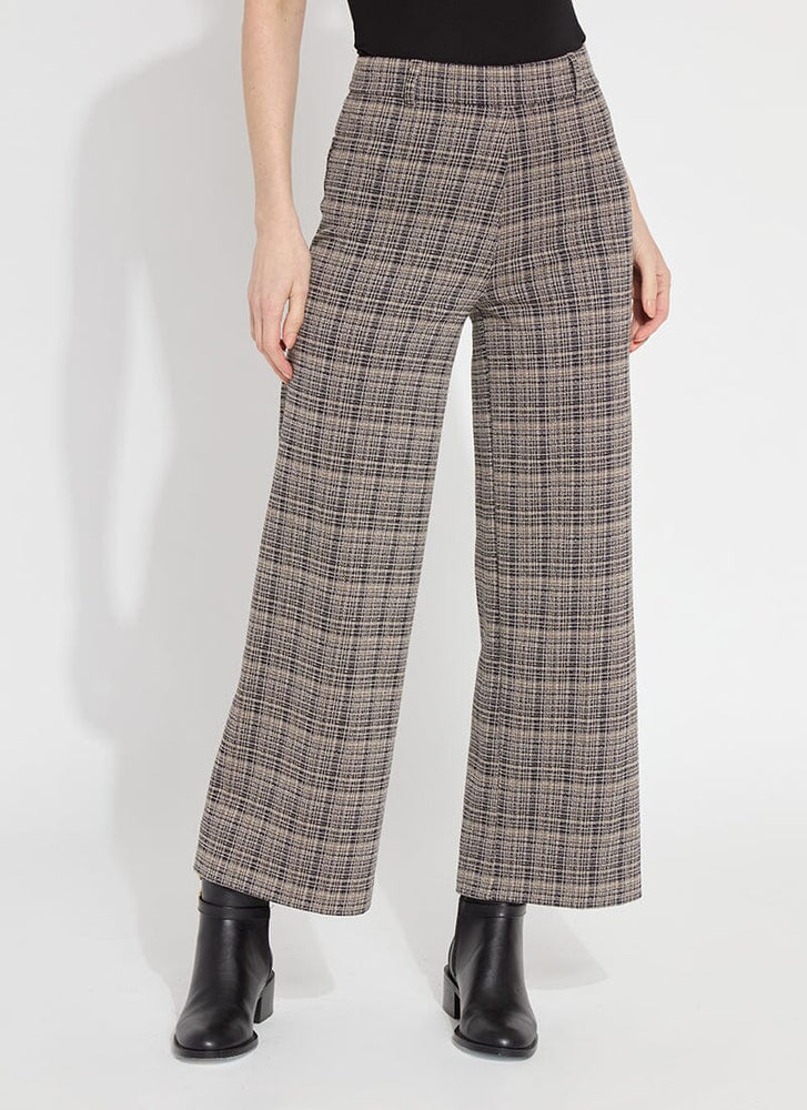 Erin Wide Leg Jacquard Ponte