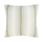Theta Wheat Green Stripe Pillow