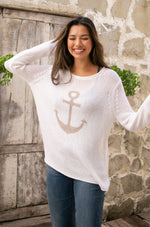 Anchor Roll Neck Sweater