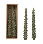 Tree Shaped Taper Candles - 10"