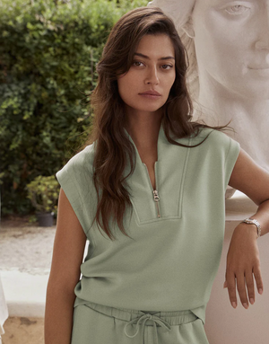 Loretta Half Zip Top