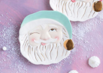 Papa Noel Ceramic Cookie Plate