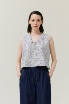 Betty Crop Tied Detail Top