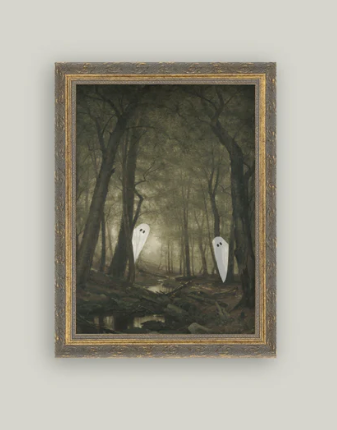 Peeking Ghosts Art