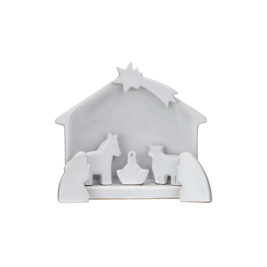 Reactive Glaze Nativity