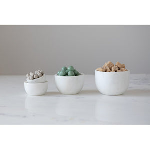 White Cup Marble Bowl