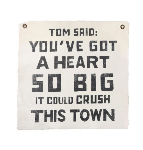 Tom Said Canvas Wall Hanging