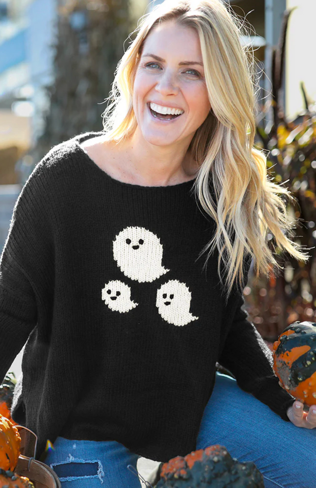 Mini Ghosts Sweater