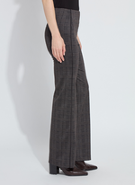 Patterned Hi Waist Ponte Trouser