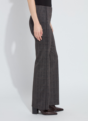 Patterned Hi Waist Ponte Trouser