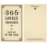 365 Lovely Thoughts Note Pad