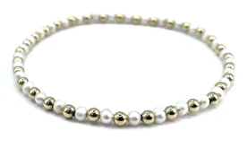 Montauk Gold and Pearl Bracelet