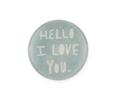 Hello I Love You Decorative Plate