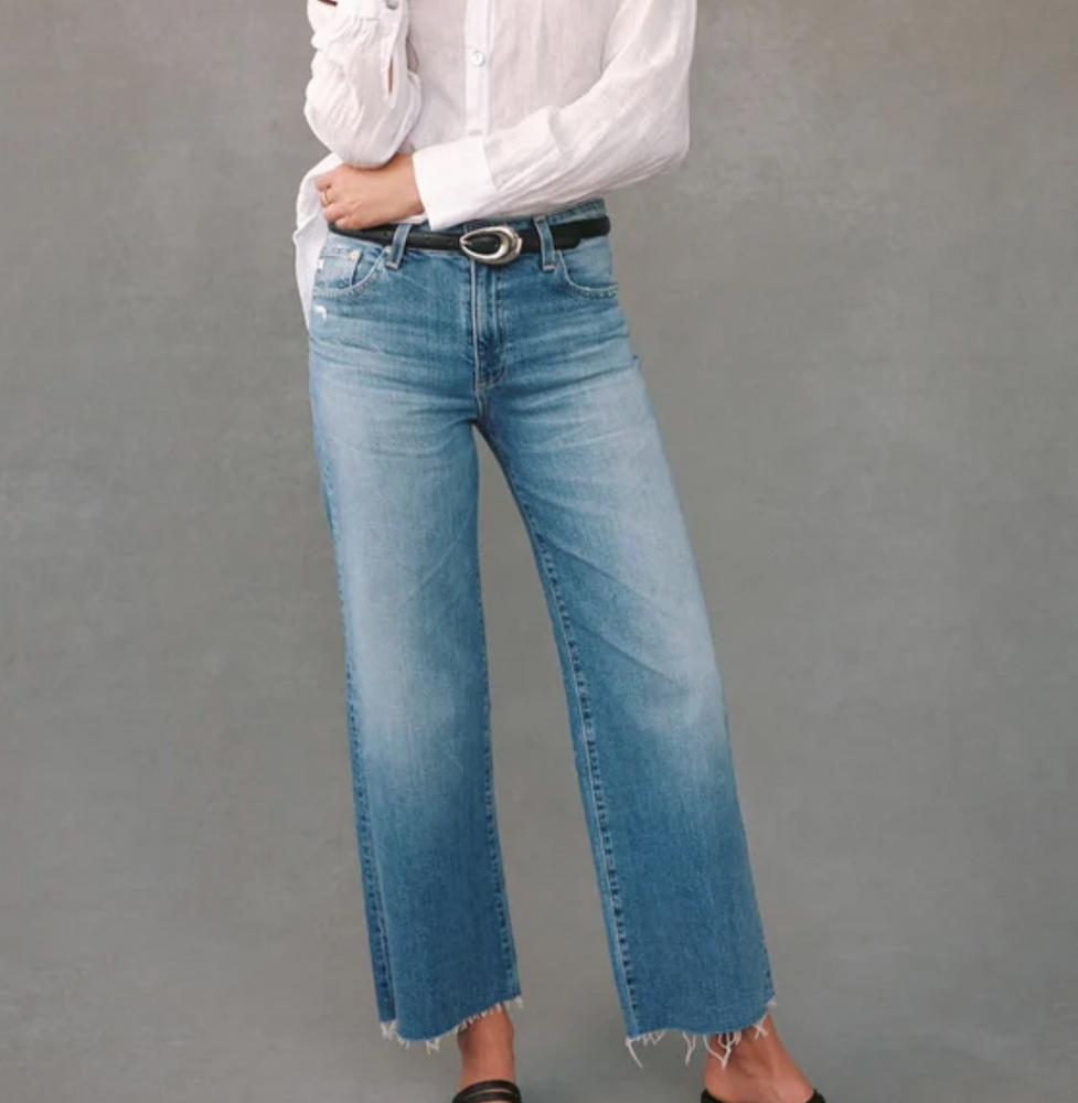 Saige Wide Leg Crop Jeans