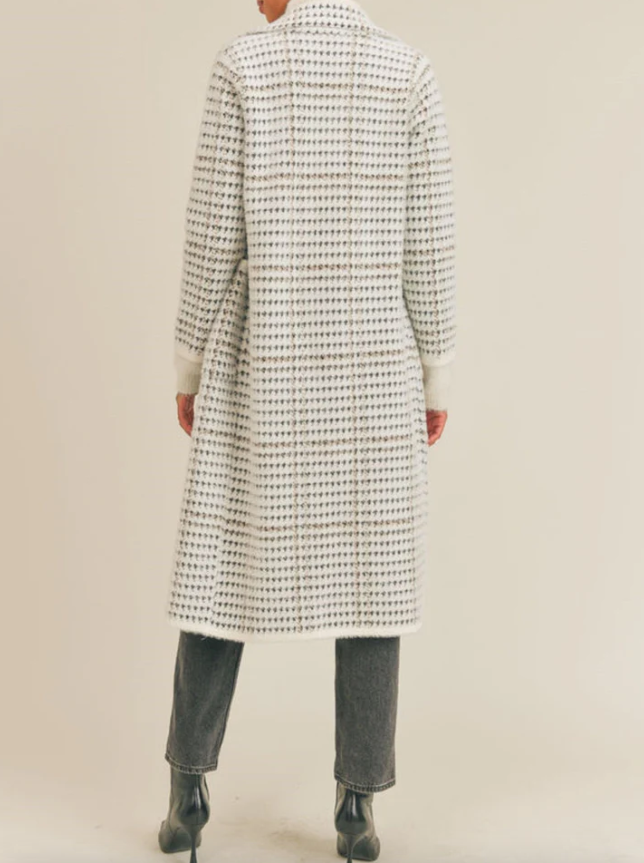 Marceau Houndstooth Coat