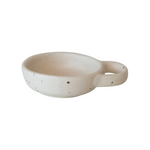 Stoneware Pinch Pot with Handle