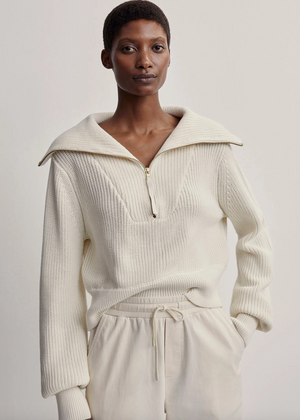 Mentone Knit Half Zip Sweater