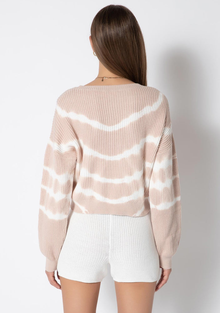 Alicia Tie Dye Cotton Sweater