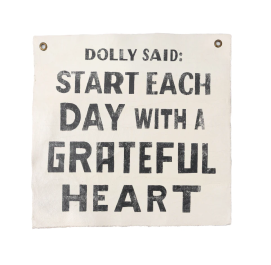 Dolly Said Canvas Wall Hanging
