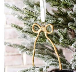 Gold Ribbon Ornament