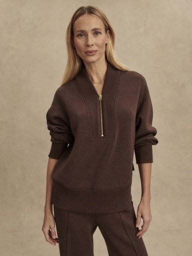 Sally Half Zip Sweat