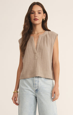 Airy Cliffside V-Neck Tank