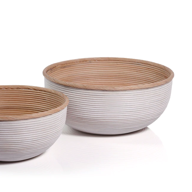 Santo Rattan Two Tone Bowl