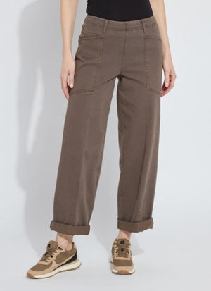 Penelope Curved Cuffed Denim