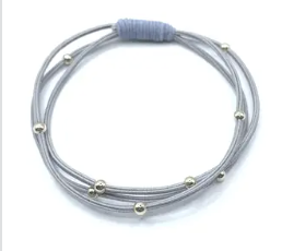 Water Pony Hair Band - Light Grey Blue