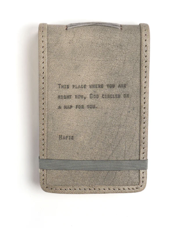 Hafiz Leather Mini Journal - Stone