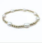 Baroque Patterned Pearl Bracelet