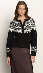Fairisle Crewneck Cardigan