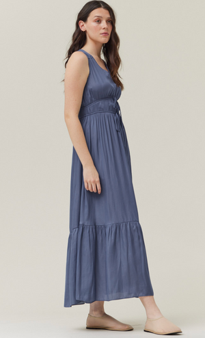 Amalia Satin Maxi Dress