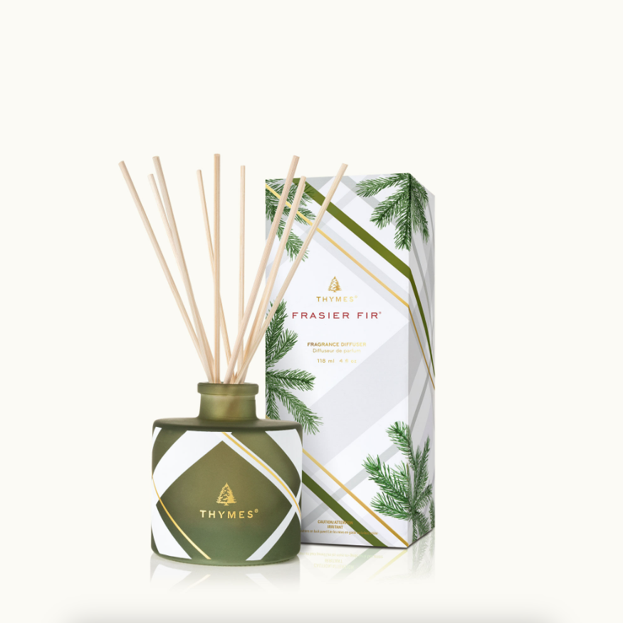 Frasier Fir Frosted Plaid Reed Diffuser