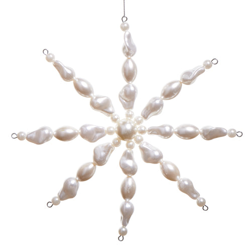 Pearl Snowflake Ornament
