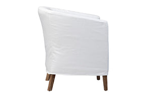 
            
                Load image into Gallery viewer, Willow White Slipcovered Chair
            
        