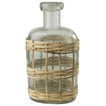 Cairo Glass & Rattan Bottle