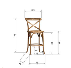 
            
                Load image into Gallery viewer, Gus Natural Counter Stool
            
        