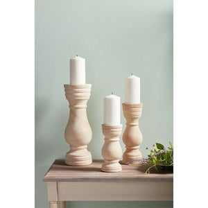 
            
                Load image into Gallery viewer, Paulowina Wood Candlestick
            
        