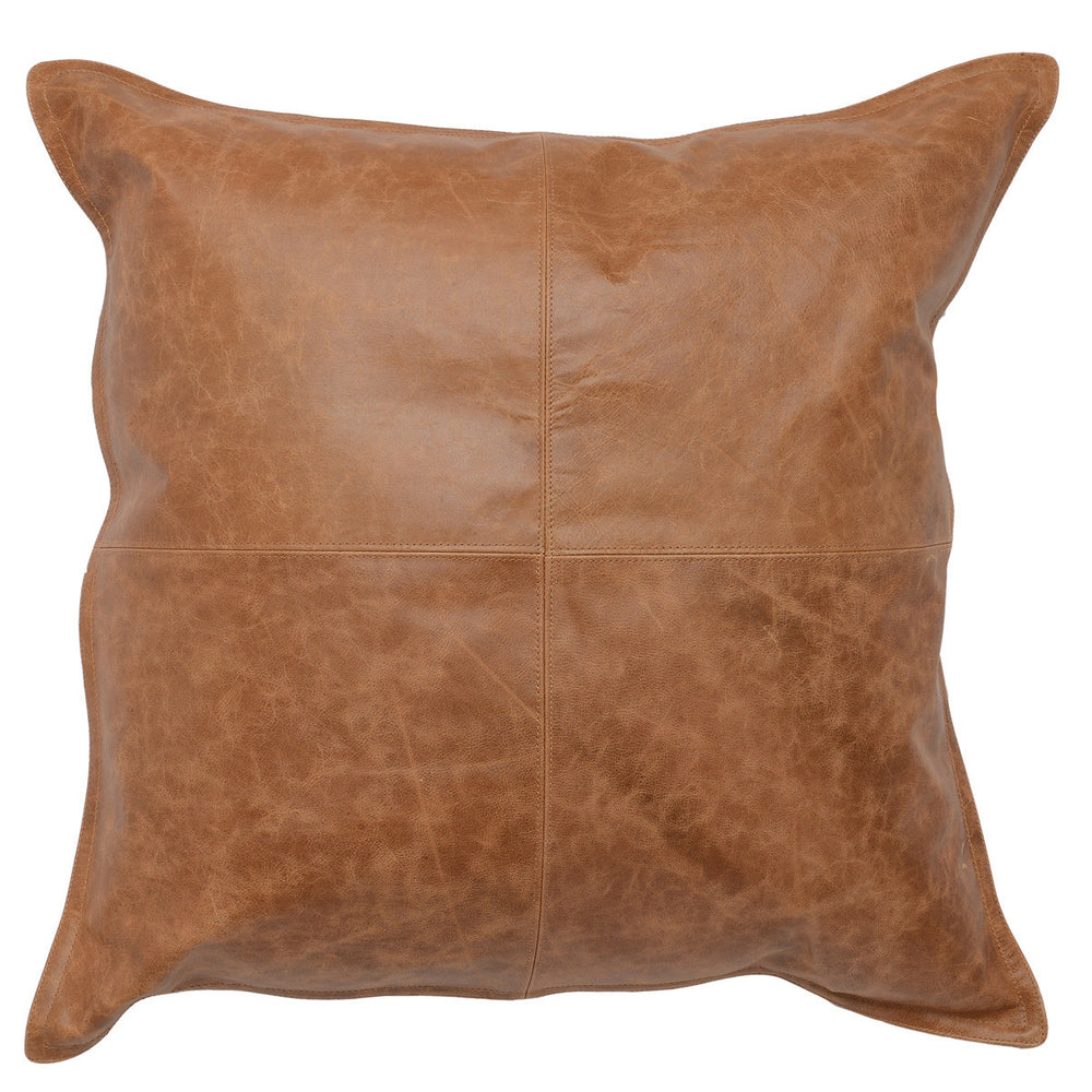 Chestnut Leather Pillow