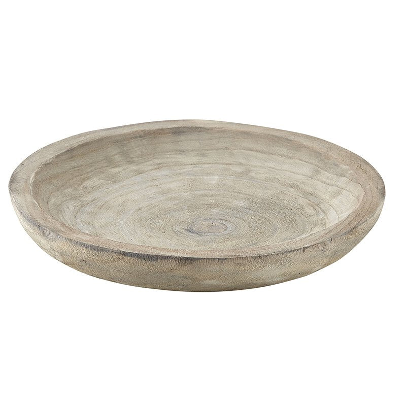 Paulownia Wood Bowl - Grey