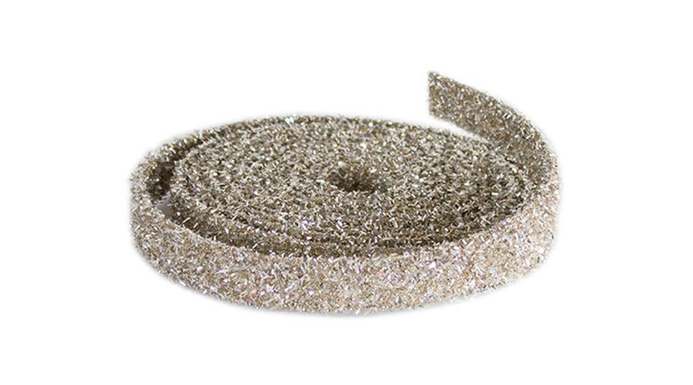 Gold Glitter Rope Ornament