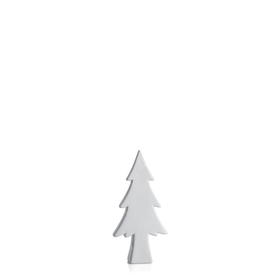 Matte White Tree 8.75"