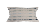 Cotton Embroidered Cream + Blue