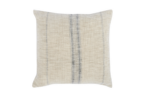 
            
                Load image into Gallery viewer, Raya Stripe Natural + Black Pillow
            
        