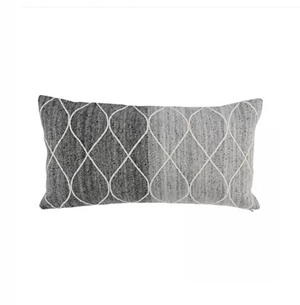 Mixed Grey Lumbar Pillow